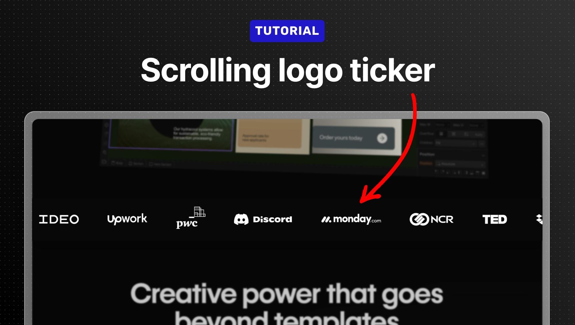 How to create an infinite scrolling logo carousel